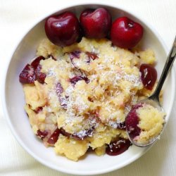 justyummyrecipes:  Cherry Coconut Breakfast
