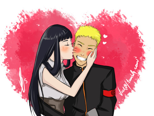 viick04:  Naruto and Hinata- Lovers <3 <3quick drawing ;)art by: viick04