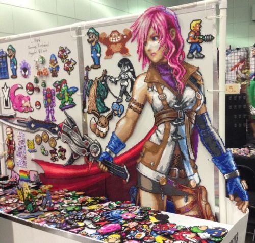 coxinyoface: So there were a bunch of stalls with meltybead creations but this one was insane.