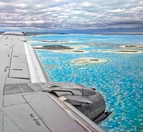 Photo by Matthew Lee. «Canadian North 737-200 (C-GOPW) arriving Rankin Inlet on Monday evening with 