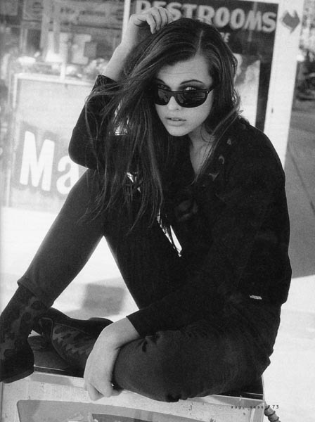 whatever-isthe90s:        15-year-old Milla Jovovich in Sassy magazine 1991