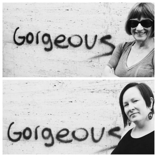 <p>“Twas a good day for our self esteem. #motherdaughterroadtrip #rome #graffiti  (at Palazzo delle Esposizioni)</p>