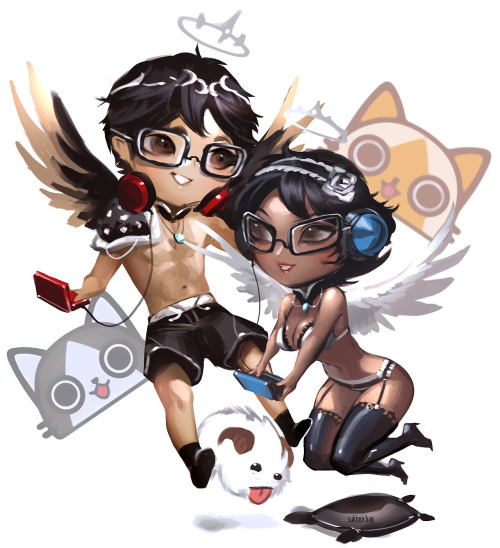 sakimichan:  I draw chibis *u*  I’m doing painted chibis for 70$ ( paypal), anyone interested plz drop me a message on tumblr and we can discus it : D