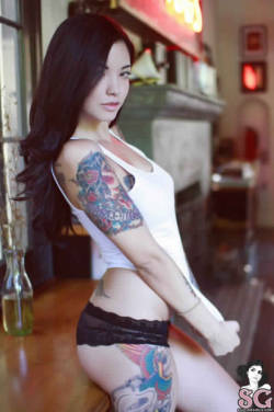 mycasuicidegirl:  Myca Suicide http://fatlossfactormax.com/rourke-suicide-girl-stunning-pictures-gallery/