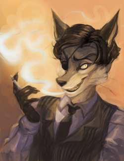 skulldog:  Had a chance to do a little trade with the talented   Murcifer Had a lot of fun painting this smug face. 
