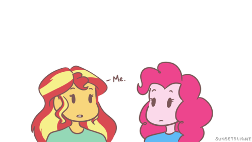 deeslittlesoftie: sunsetslight:  She’s so supportive   Pinkamena Iloveyounomatterwhat Pie 