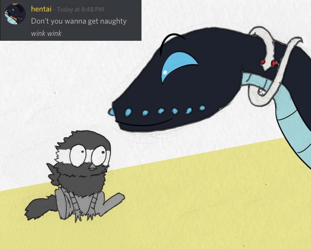 rabbitserpentdouble:Fun Bedtime with @thedenofravenpuff and @unhinged-mod xD