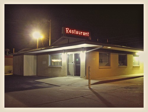 robertalanclayton: Diner, Hays Kansas, RA Clayton