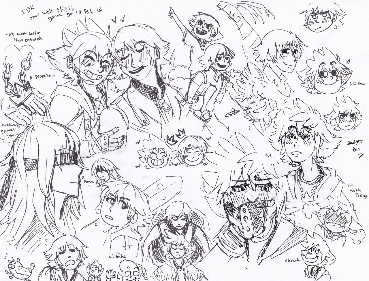 nikutsuneart:  A bit back i sent a fun little care package a  buttons   n stuff