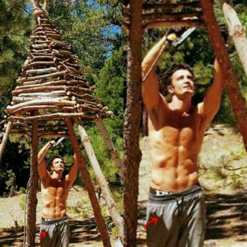 lamarworld:  ( PART 2 of 2 ) actor Gilles Marini ass & bulge  