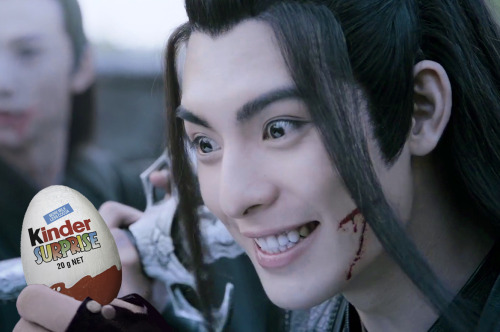 silvysartfulness:“Xiao Xingchen! Look, Xiao Xingchen! It’s candy! And it has a toy inside! You put i