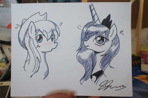 bakpony:  JJ’s sketches from Gala Con 2013.  Part 2/5. 