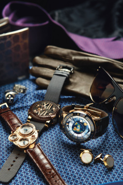 themillenary:  Location and timepieces courtesy of L’Atelier, The Hour Glass Singapore Silk tie, Alfred DunhillSunglasses, Alexander McQueenMoonstruck, Ulysse NardinCufflinks, Alfred DunhillSilk pocket square, Salvatore FerragamoAntiqua in rose gold,
