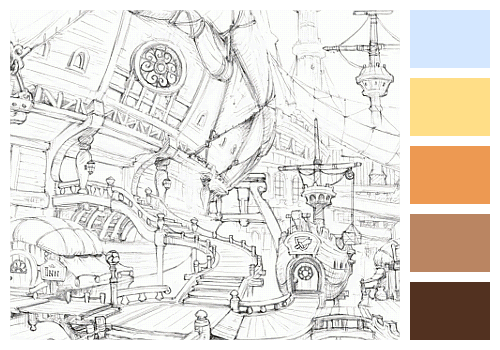 maribelhearn:  Luxendarc Scenery + Palettes↳ Caldisla, Grandship, & Istantal
