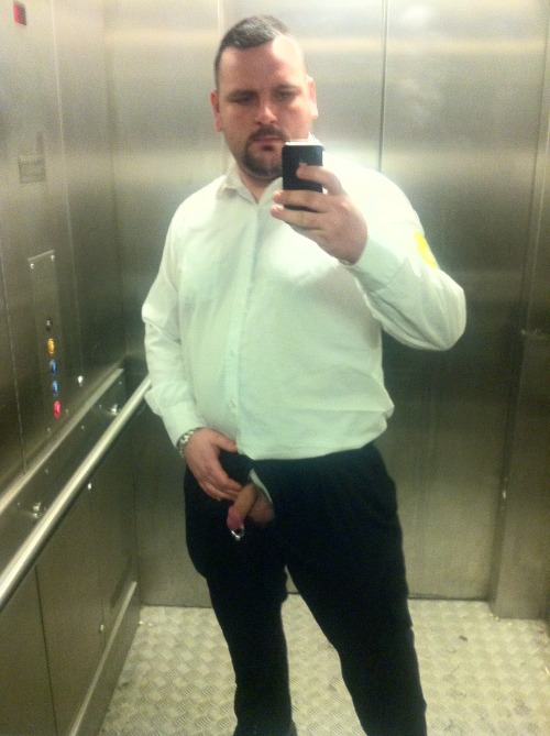 exeter666cub: More photos of me at work. Fuck I’m horny today!