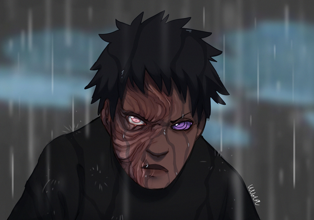 Anyone know why Obito's scars switched sides? : r/Naruto