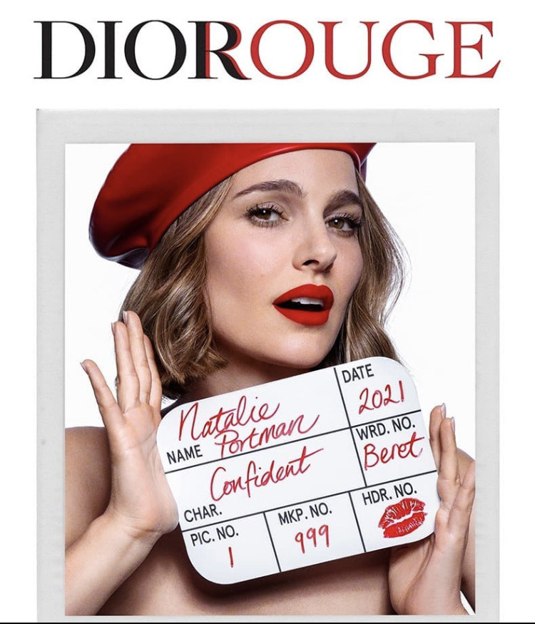 dior rouge natalie portman