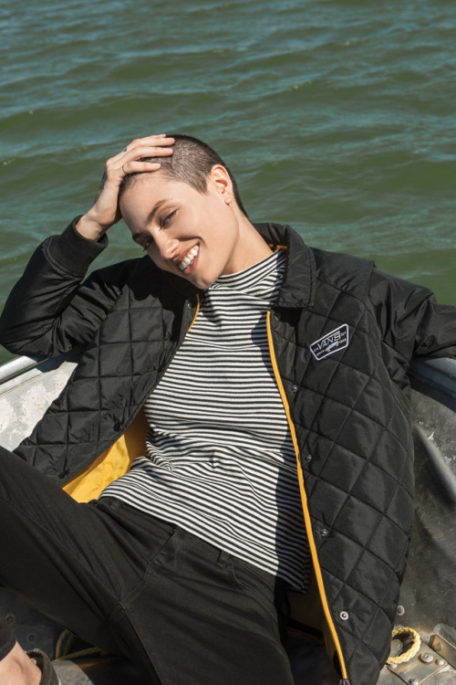 vansgirls:Bundle up in the Thanks Coach Quilted MTE Jacket.