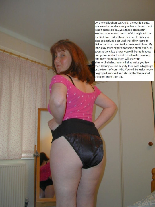 websissy:  My girlfriend had caught me in panties. She encouraged me to dress up,