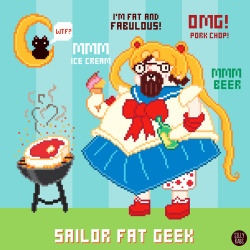 sillyrabs:  Sailor Fat Geek