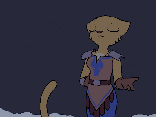 steinthewolfie:    You motion for your assistant to hand you a pointer.   There is