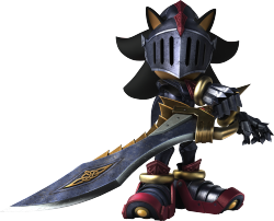 fuckyeasonic:  Render of Sir Lancelot from Sonic and the Black Knight. Whatever else may be said about the Storybook Series, official art from both games is painstakingly detailed. 