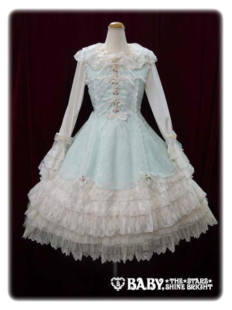 lolitahime:BABY’S Rosa Mistica JSK in MintAvailable for reservation on June 4th 17:00 JST here.