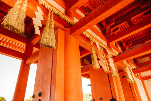 Tuesday 3rd October 2017. 15:30 Kyoto Japan.We then cycled to Heian-jingu Shrine about 10/15 minutes