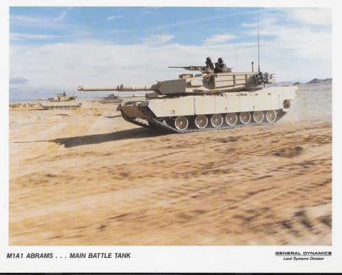 thepianomaker: 90′s era M1A1 Abrams leaflet 