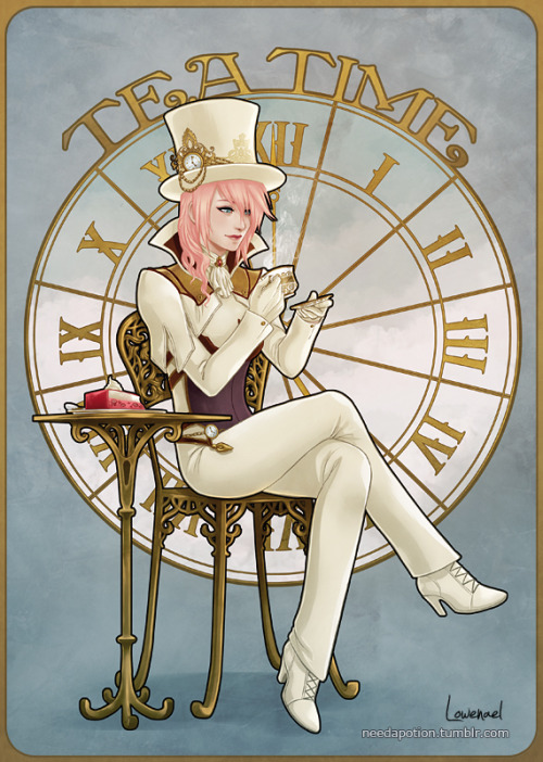 lowenael:Final Fantasy’s characters inspired by steampunk and art nouveau style :)- FFVII Vincent, A