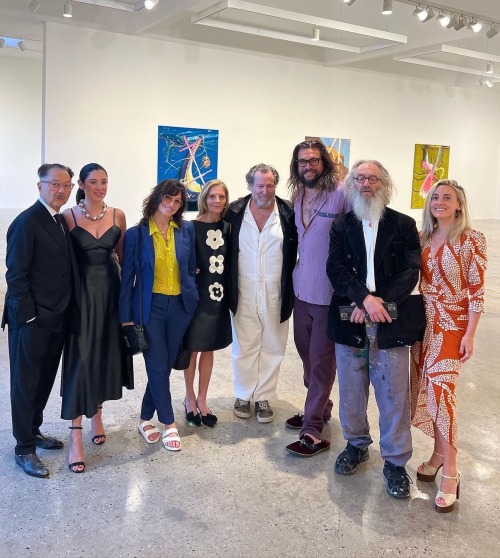 prideofgypsiesamazing night @pacegallery Julian Schnabel’s -for ESME’ with Love and Squalor so thank