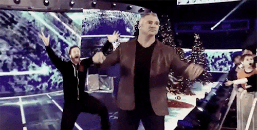 mith-gifs-wrestling:TFW two of the greatest wrestlers in the world are having so much fun that the p