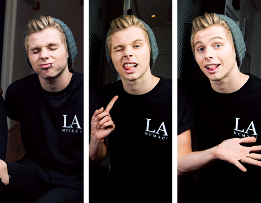 hemmosource:  Luke in the Paris Photoshoot x 