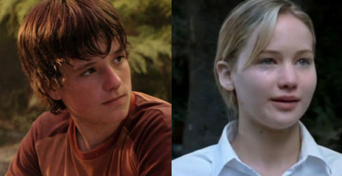 wakemeup-enoughisenough:caffinatedbybossblack:my-graceless-heart:impuretale:lumos-of-my-life:thelegendofelectraheart: actualteenadultteen:  The Hunger Games, Actual Teen style! On the left, 15-year-old Josh Hutcherson. On the right, 16-year-old Jennifer