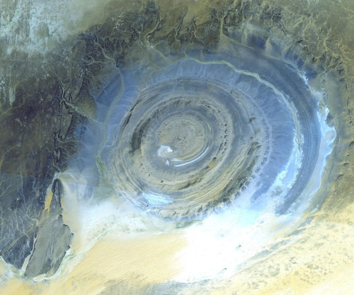 vulcancode:
“ Once thought to be an impact crater, the Richat Structure’s flat middle and lack of shock-altered rock indicates otherwise. The possibility that it was formed by a volcanic eruption also seems improbable because of the lack of a dome of...
