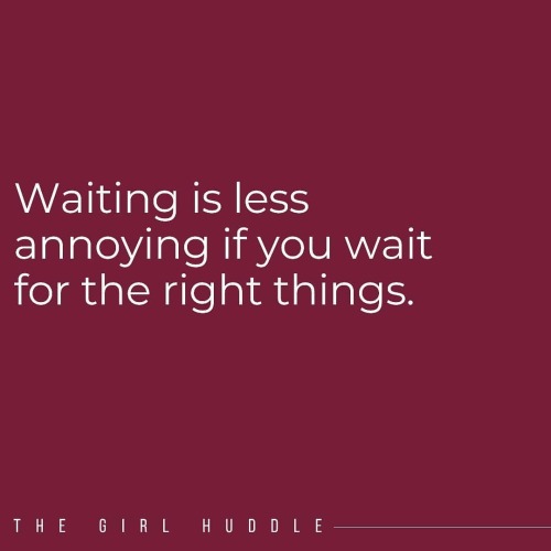 Who hates waiting? Double tap if you do! ⁣ ⁣ Learning something new challenges you to be patient. Yo