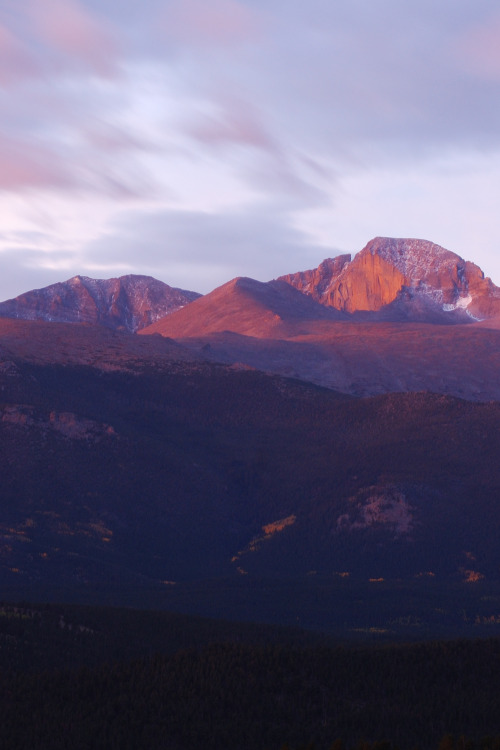 daskibum:Sunrise on Longs Peak, Colorado