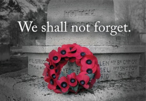 Let us never forget about the fallen.#Lest we forget