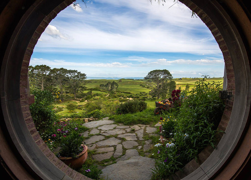 worlds-evolution:  The Real HobbitonHobbiton ToursMatamata, New Zealand is the location of the hobbit village that was built for the Lord of the Rings films. This pastoral, idyllic place now offers tours, something we’d definitely be up for, if we found