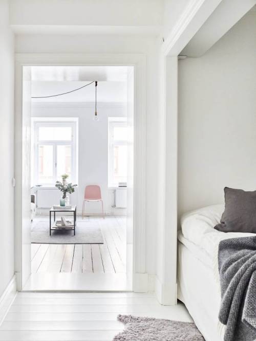 Les petites surfaces du jour : un intérieur laiteux