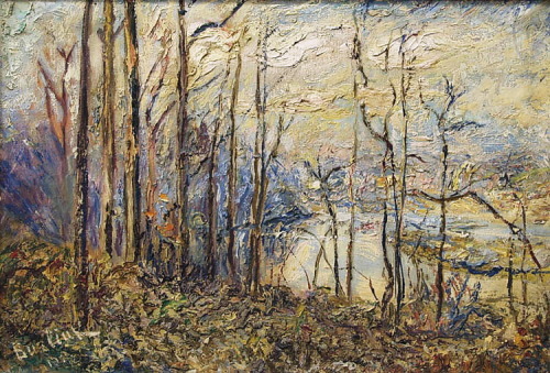 Autumn forest, 1941, David BurliukMedium: oil,canvas