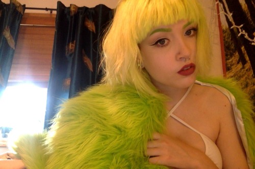 goopgirl:*appears in a cloud of green smoke*