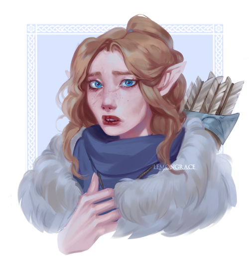  a little painting practice with my dnd cenatur, Ela (not that anyone could tell she is one from thi