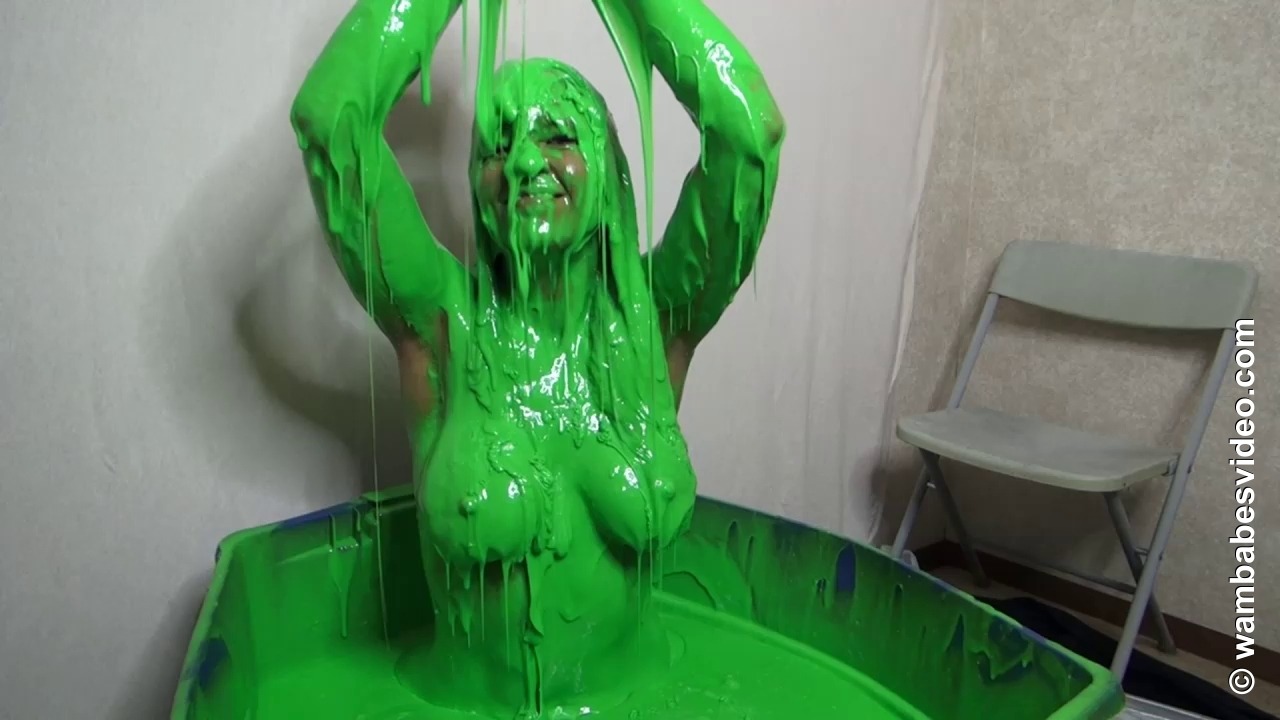 wampicsandgifs:Ariel in the mystery substance at Wambabes VideoPart 4 of 4