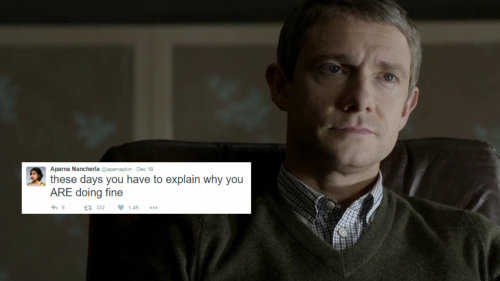 bbcajay:bbc sherlock + aparna nancherla tweets