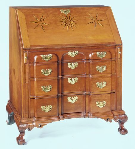 met-american-decor: Desk, Benjamin Burnham, 1769, American Decorative ArtsJohn Stewart Kennedy Fund,