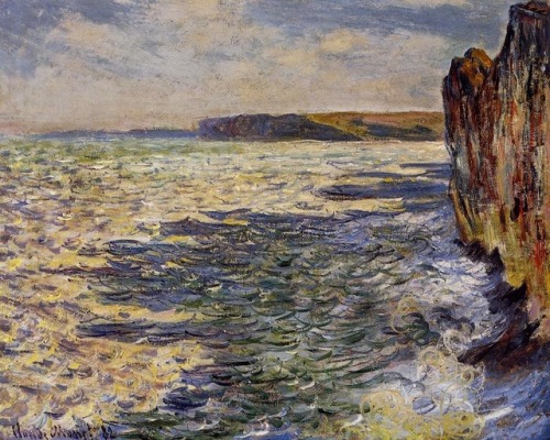 Waves and Rocks at Pourville    -   Claude Monet , 1882 .French, 1840-1926Oil on canvas