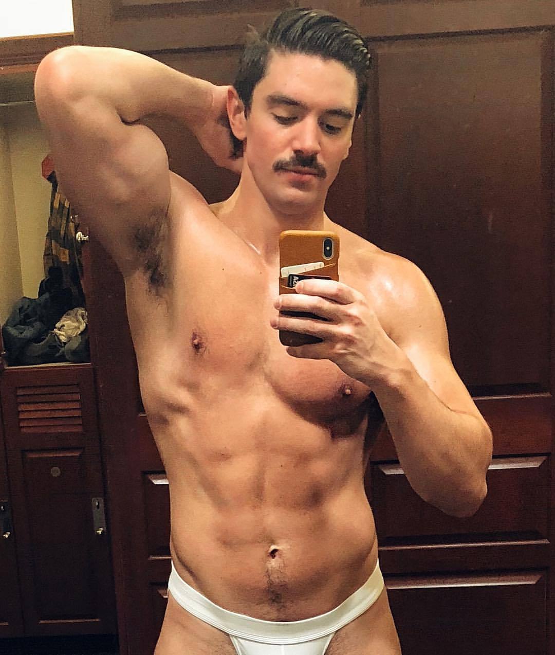 therealstevegrand:  Always awkward to get caught taking these pics ;p 🤪  #muscle