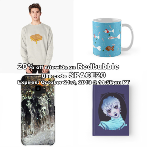 arykabrimmer:  20% off sitewide on Redbubble today! Use code SPACE20 Shop here!