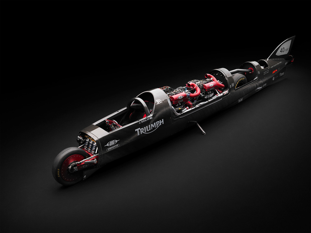 bobberinspiration:  &ldquo;The Castrol Rocket&rdquo;, Triumph Streamliner